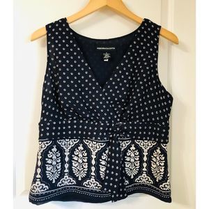 NORTON MCNAUGHTON SURPLICE SIDE TIE TOP SZ 6